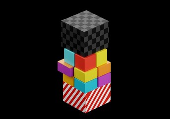 abstract cube background