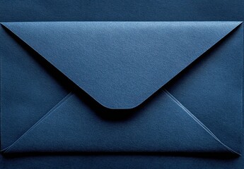 Dark blue envelope on dark blue background. (1)