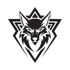 Obraz premium wolf logo