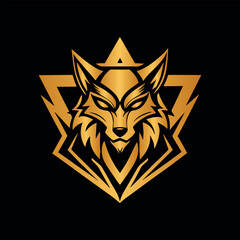 Obraz premium wolf logo