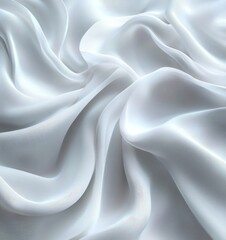 Obraz premium 3D Light White Digital Background with Smooth Lighting, Generative AI