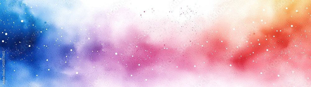 Aufkleber spray particle atmosphere concept, colorful abstract nebula background with soft textures and gentle