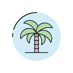 Palm Tree vector icon