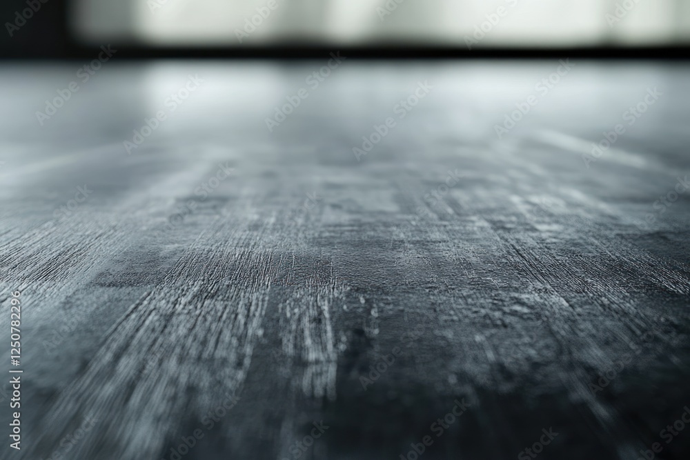Poster close-up of a textured wooden floor with soft natural light filtering through