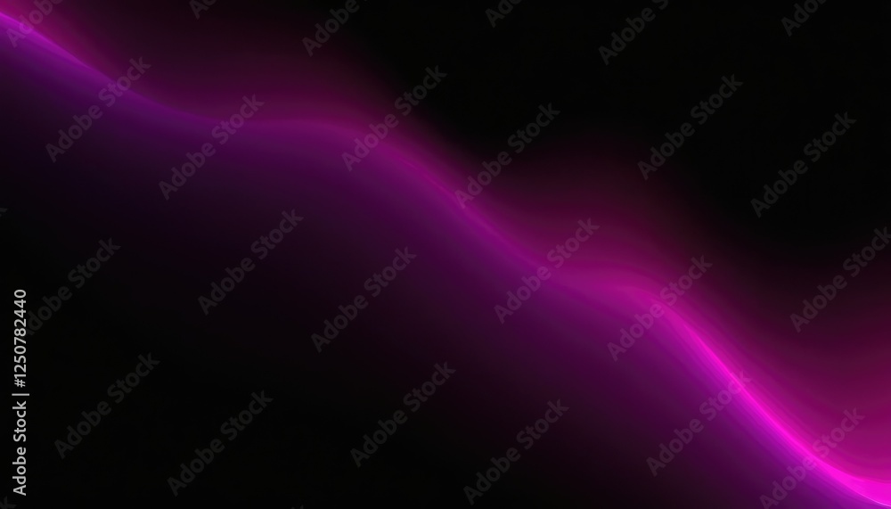 Poster abstract pink wavy lines pattern isolated on black background with technology science music theme 1