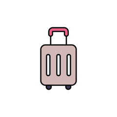 Suitcase vector icon