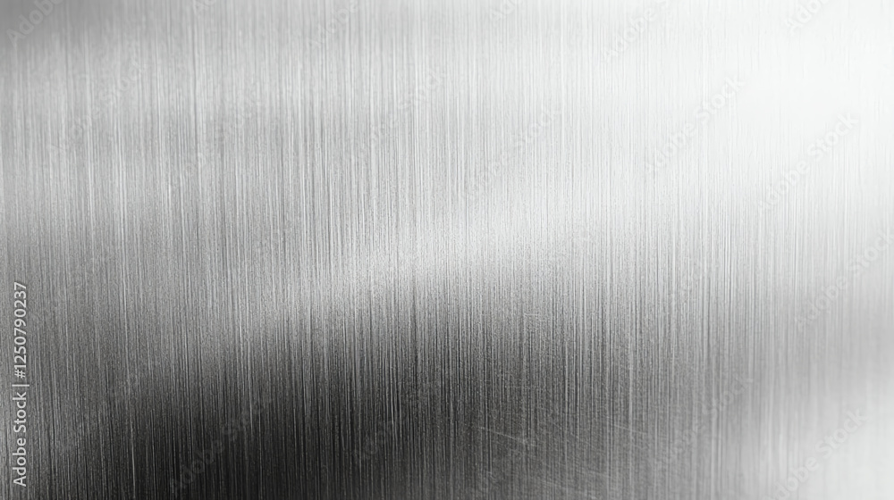 Aufkleber a close-up view of brushed metallic texture, featuring subtle silver tones and fine lines that creat