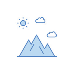 Mountain vector icon