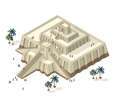 Ziggurat of Ur, Neo-Sumerian ziggurat, Nasiriyah, Dhi Qar Province, Iraq, crumbled Neo-Babylonian, King Nabonidus