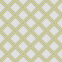 Fototapeta premium Yellow Diamond Pattern on White Background