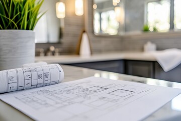 Cost breakdown of materials for a modern kitchen AI project using generative AI