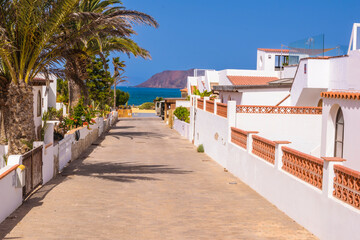 Sunny streets of Corralejo
