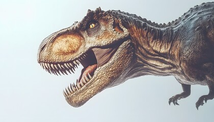 Obraz premium Tyrannosaurus Rex Profile Powerful Prehistoric Predator