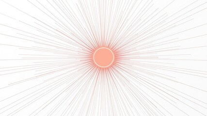 Obraz premium Central Nexus: A Symphony of Lines