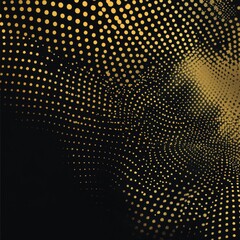 Abstract Cyberpunk Halftone Background with Grungy Dots and Vibrant Colors