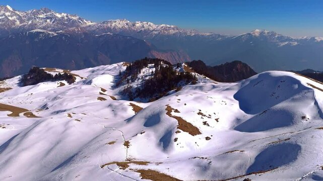 Behold the stunning view of dasfrom summit view of dayra bgyal, showcasing the natural beauty and scenic wonders of the region.