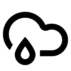 Rain - Simple Minimalist Weather and Forecasts Icon