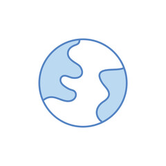 Earth vector icon