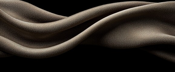 Luxurious Gray Fabric Drape Texture