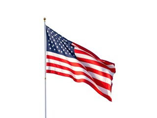 Memorial Day Tribute to Fallen Warriors with Stars and Stripes