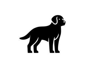 dog silhouette vector illustration