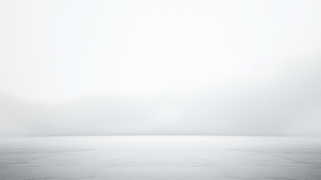 Empty white gradient room with white wall and spotlight. minimalistic studio room background