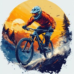  Mountain Bike Rider 