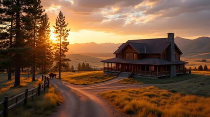 Ranch at Golden Hour