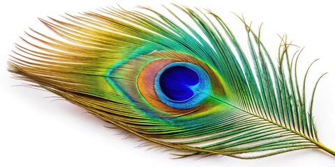 Fototapeta premium Peacock Feather Close Up