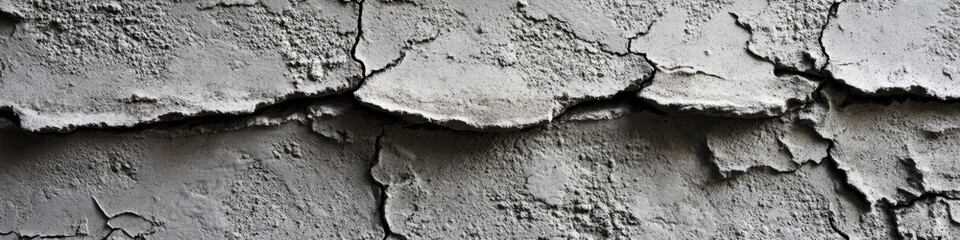 Obraz premium Close-up of a wall with worn, flaking paint