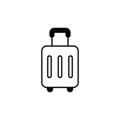 Suitcase vector icon