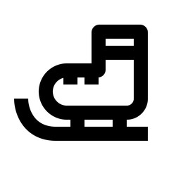 Ice Skates - Simple Minimalist Winter & Christmas Gifts Icon