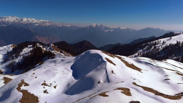 Behold the stunning view of from summit view of dayra bgyal, showcasing the natural beauty and scenic wonders of the region.