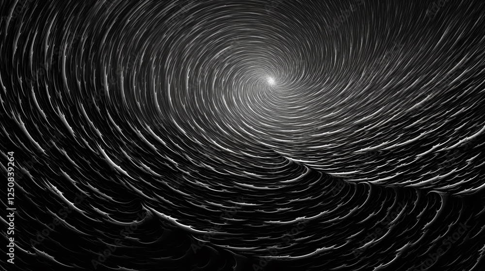 Poster an abstract representation of swirling motion, symbolizing movement and energy