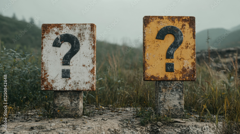 Aufkleber a 3d image of floating question marks, showcasing high fidelity and creativity, perfect for queries 