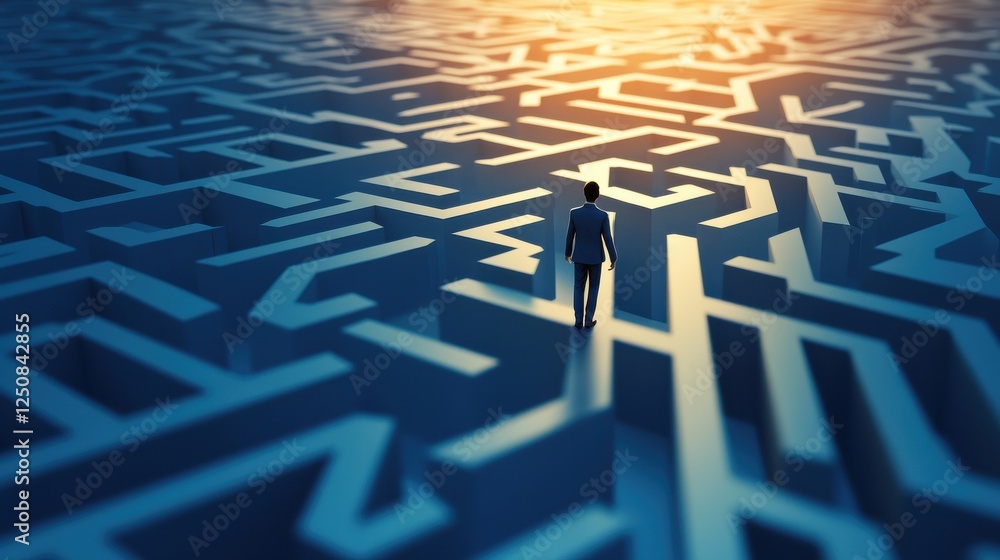 Poster visualize the difficulty of innovating while keeping business operations running smoothly