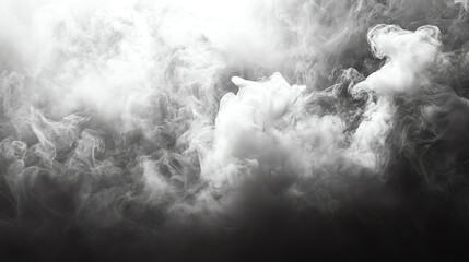 Fototapeta premium Dramatic clouds swirling in a moody atmosphere, creating an ethereal backdrop. Perfect for projects related to weather, nature, and atmospheric themes.