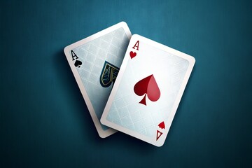 Obraz premium ace of spades for casino, game design, flyer, poster, banner, web, advertising