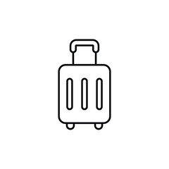 Suitcase vector icon