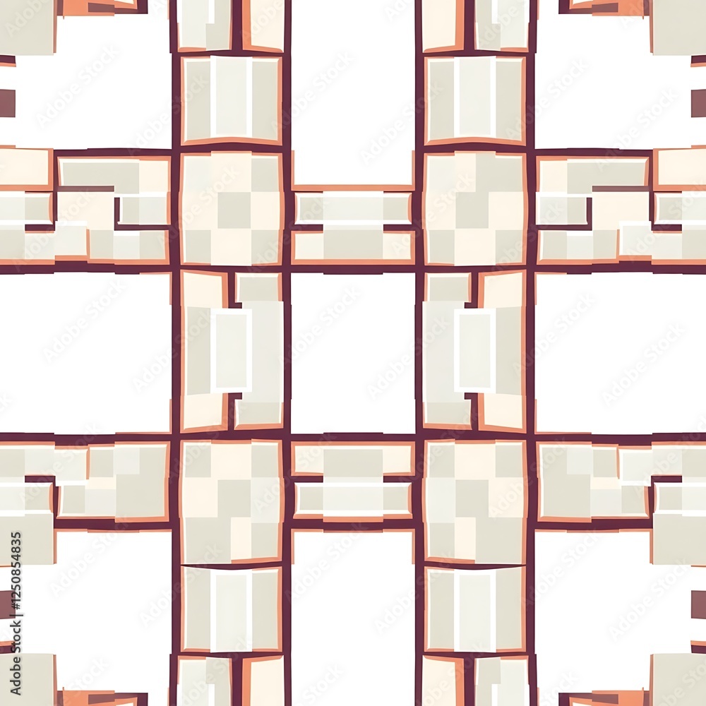 Poster abstract geometric pattern: a captivating abstract geometric pattern featuring a seamless grid of be