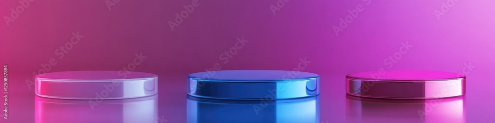 Poster Containers sitting on a table with various items inside