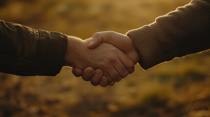 handshake between two businessmen