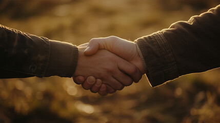 handshake between two businessmen