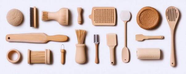 Eco-Friendly Kitchen Essentials for a Sustainable Home Reusable Tools and Utensils in a Minimalist Setting