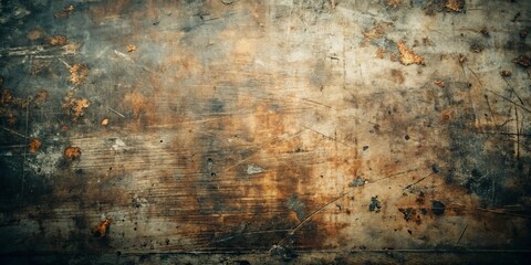 Abstract Textured Background of Weathered and Rusty Metal Surface
