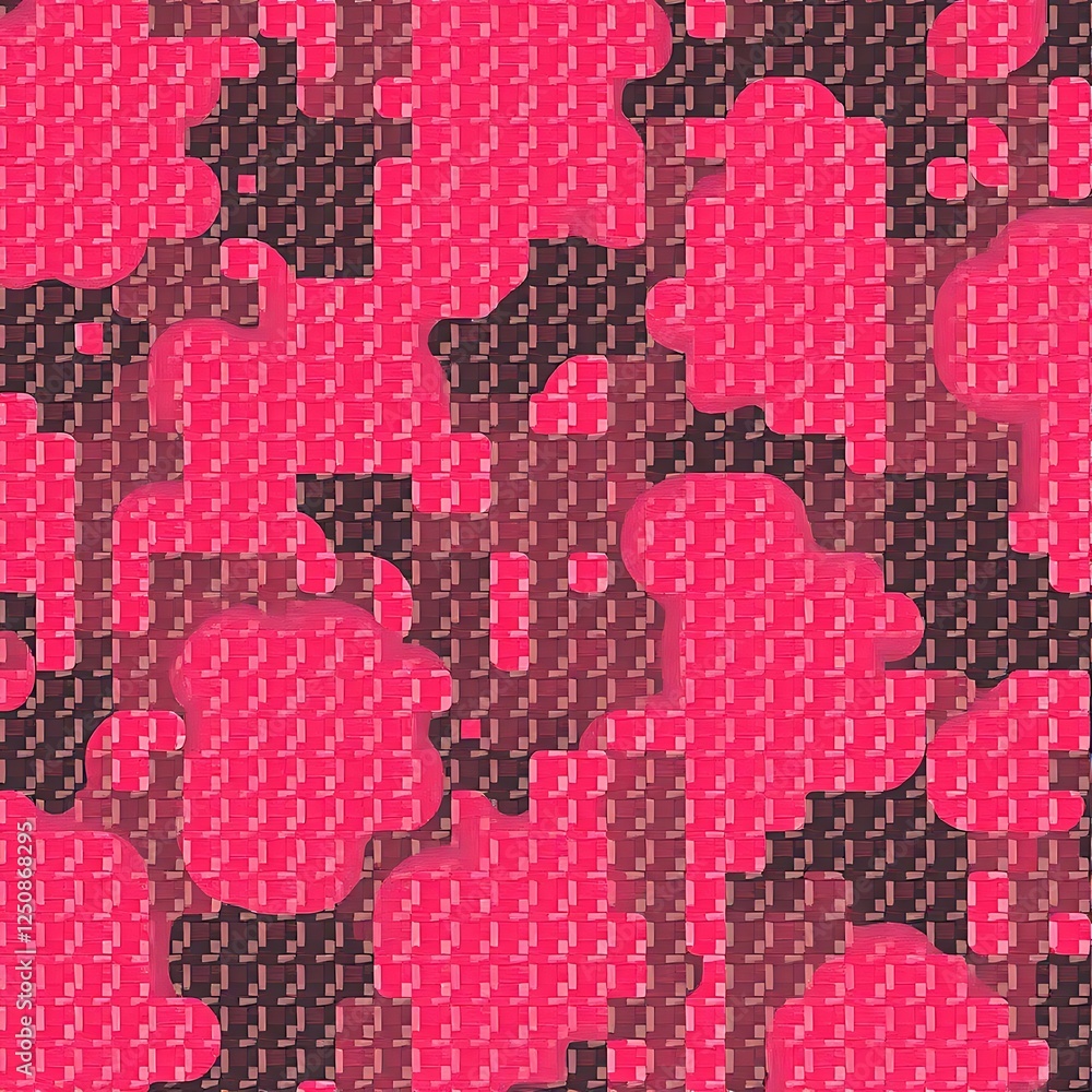Poster pink and red abstract pattern: an abstract digital design featuring a captivating blend of vibrant p