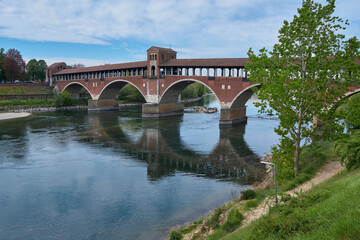 Fototapeta premium Wonderful view in the Pavia Center