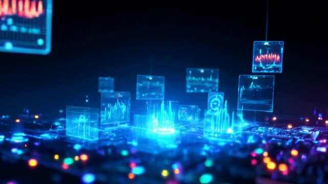 Advanced AI Technology Video Background