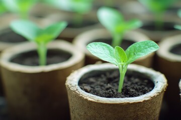 Close-up of a small plant growing in a pot