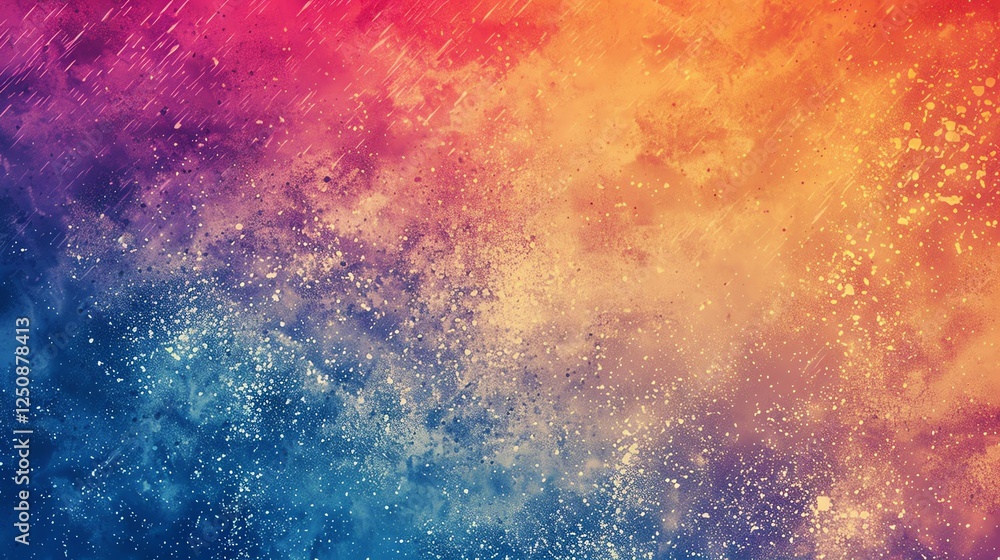 Poster abstract colorful background with a grunge texture.